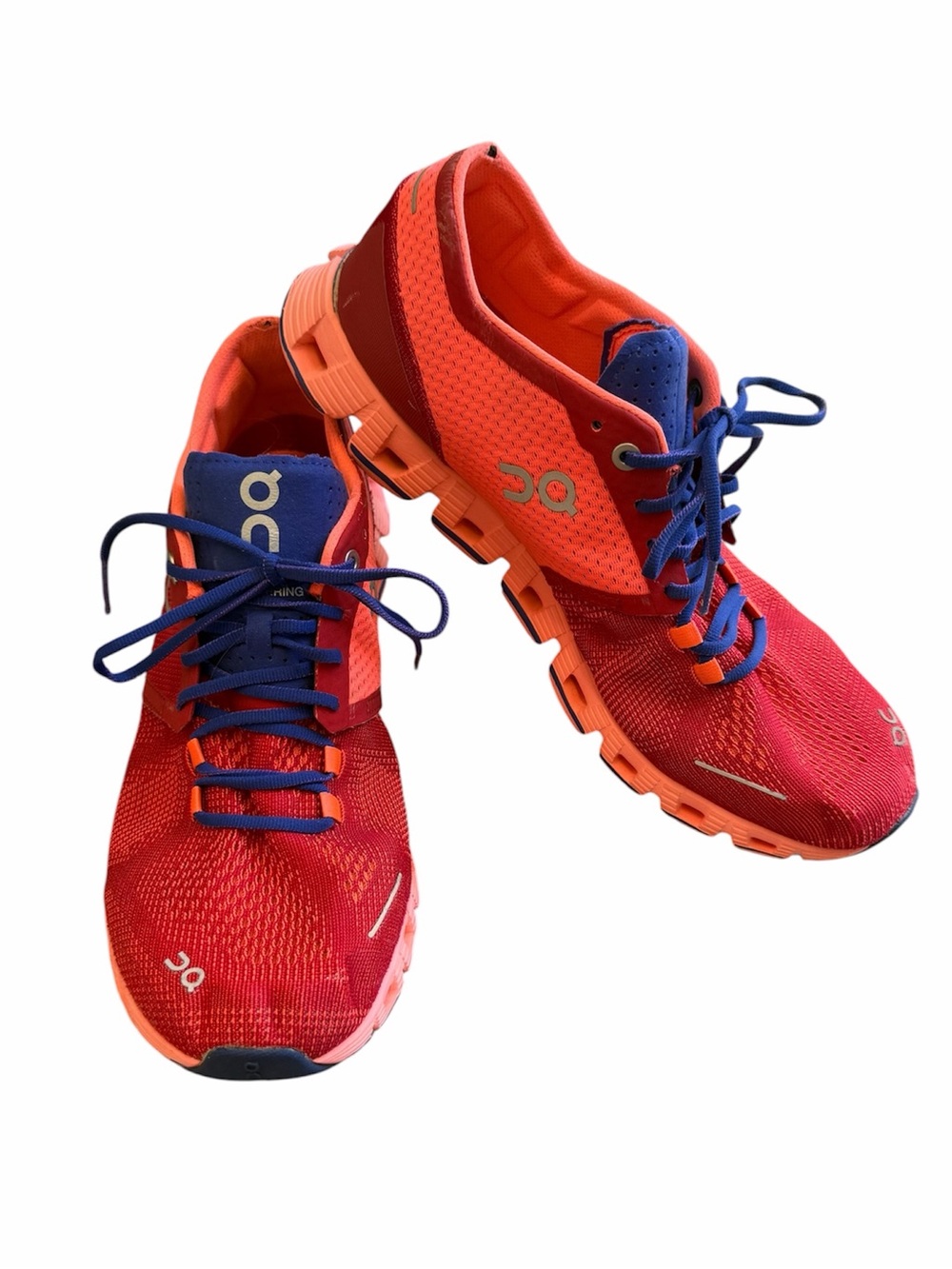 ON Running Women's Red and Blue Cloudflow Sneakers Size 10